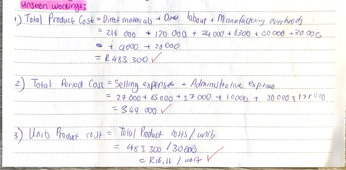 ACCT 251: Tutorial 1 Reflection on Cost Classifications and Errors ...