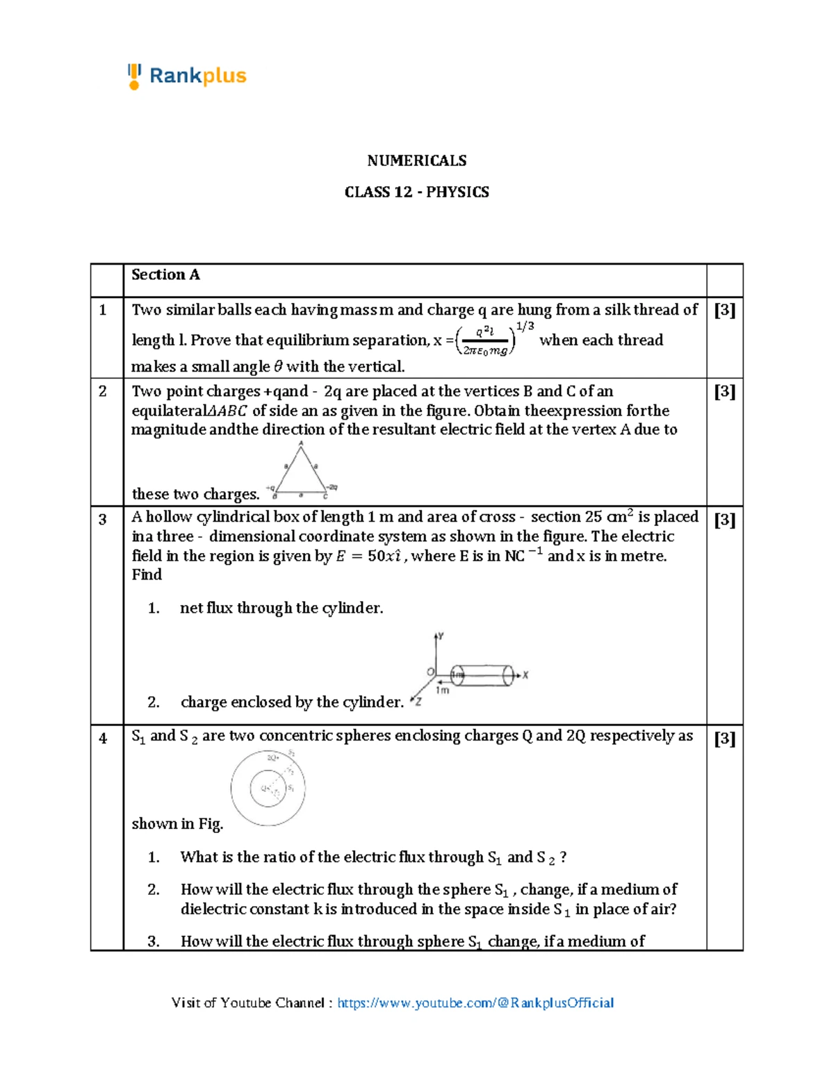Atomic Structure - Practice Question Paper for Exam Preparation - Studocu