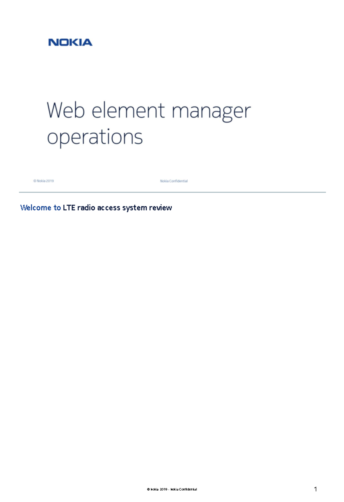 LTE Radio Access System Review using WebEM Application Guide - Studocu