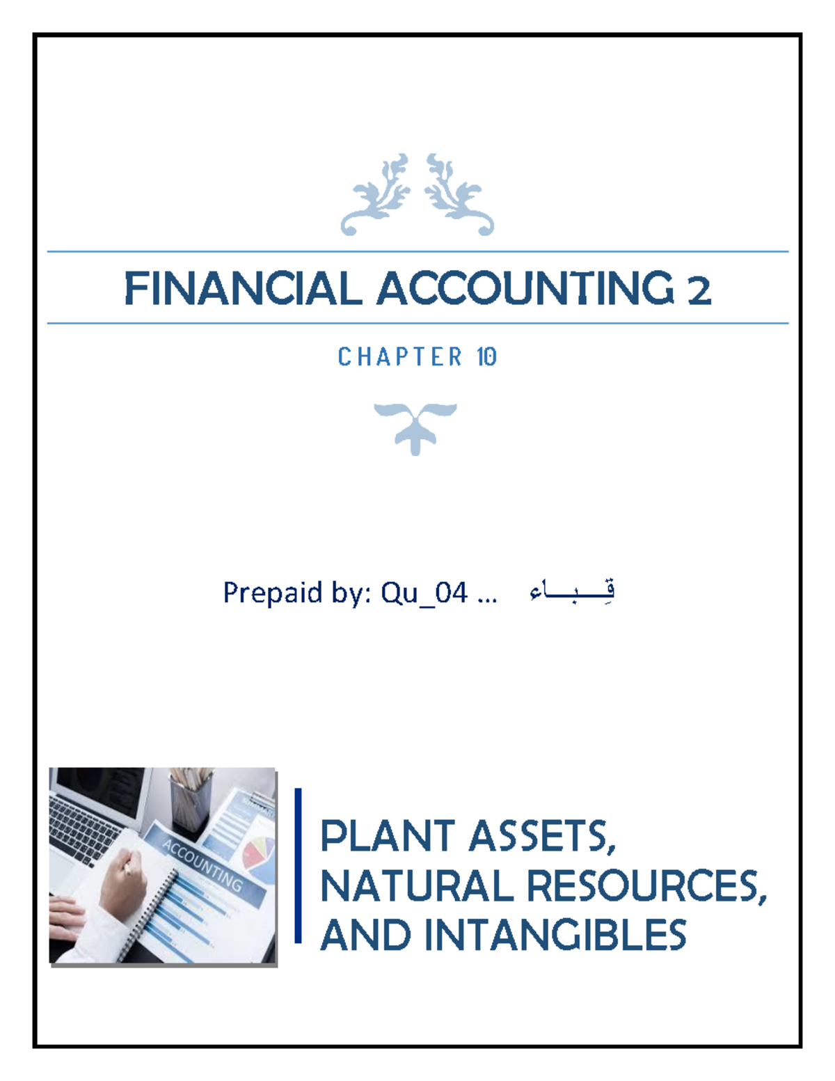 Acc113 - Chapter 10: Plant Assets & Depreciation Methods Notes - Studocu
