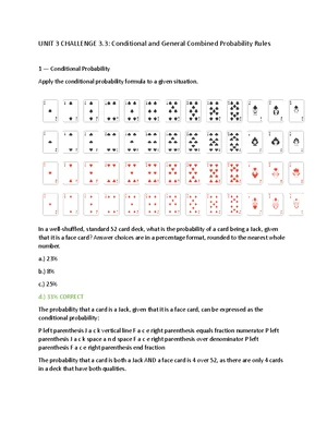Intro To Statistics Unit 3 Challenge 3 Unit 3 Challenge 3