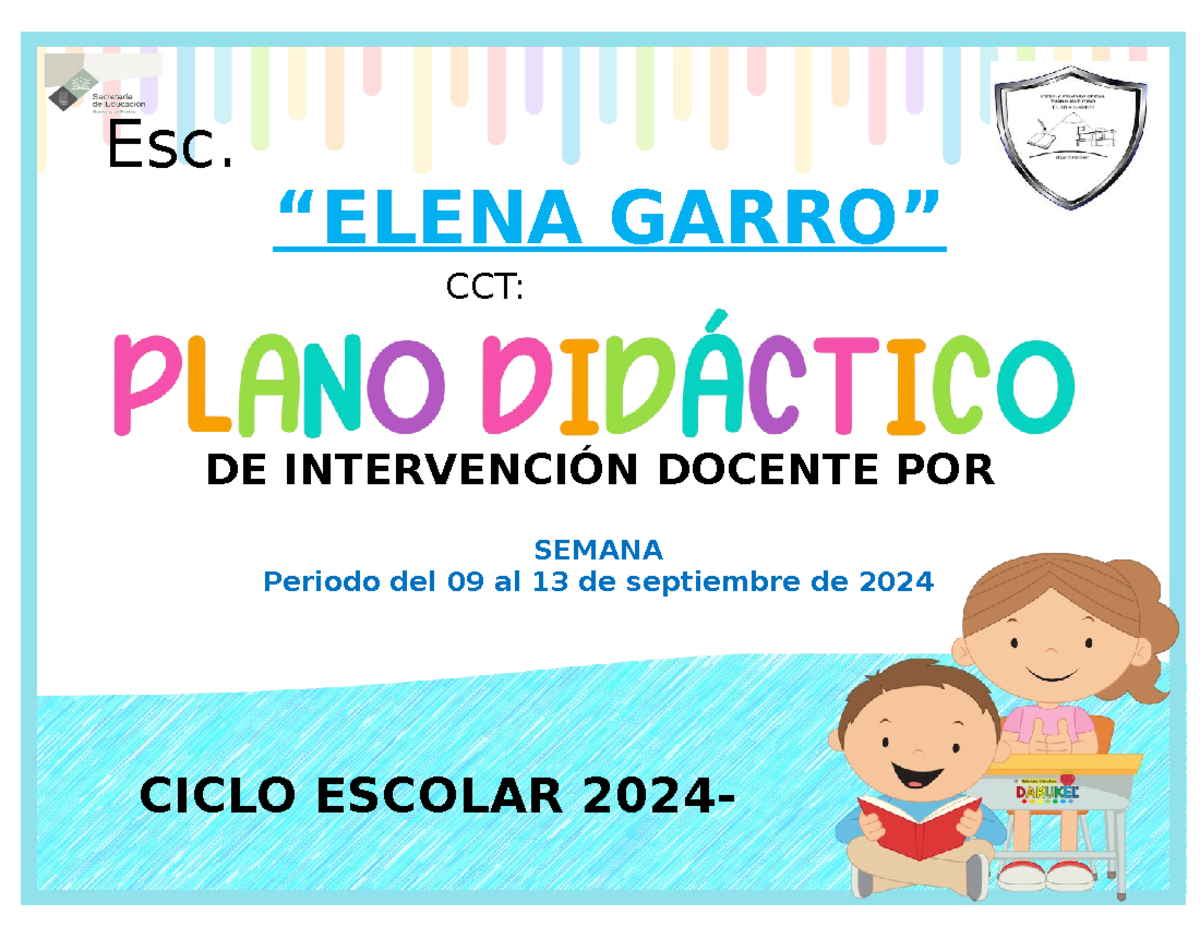 Dosificador de Actividades: Proyecto de Intervención 2° “A” del 09 al ...