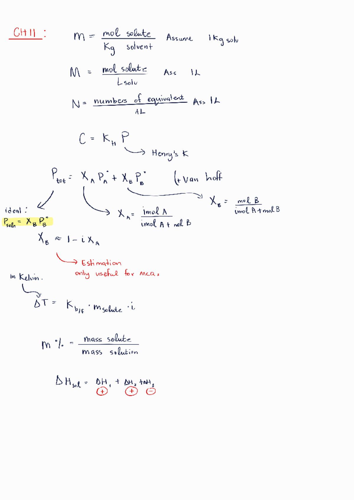 Chemistry NYB Formula sheet - 202-NYB-05 - Studocu