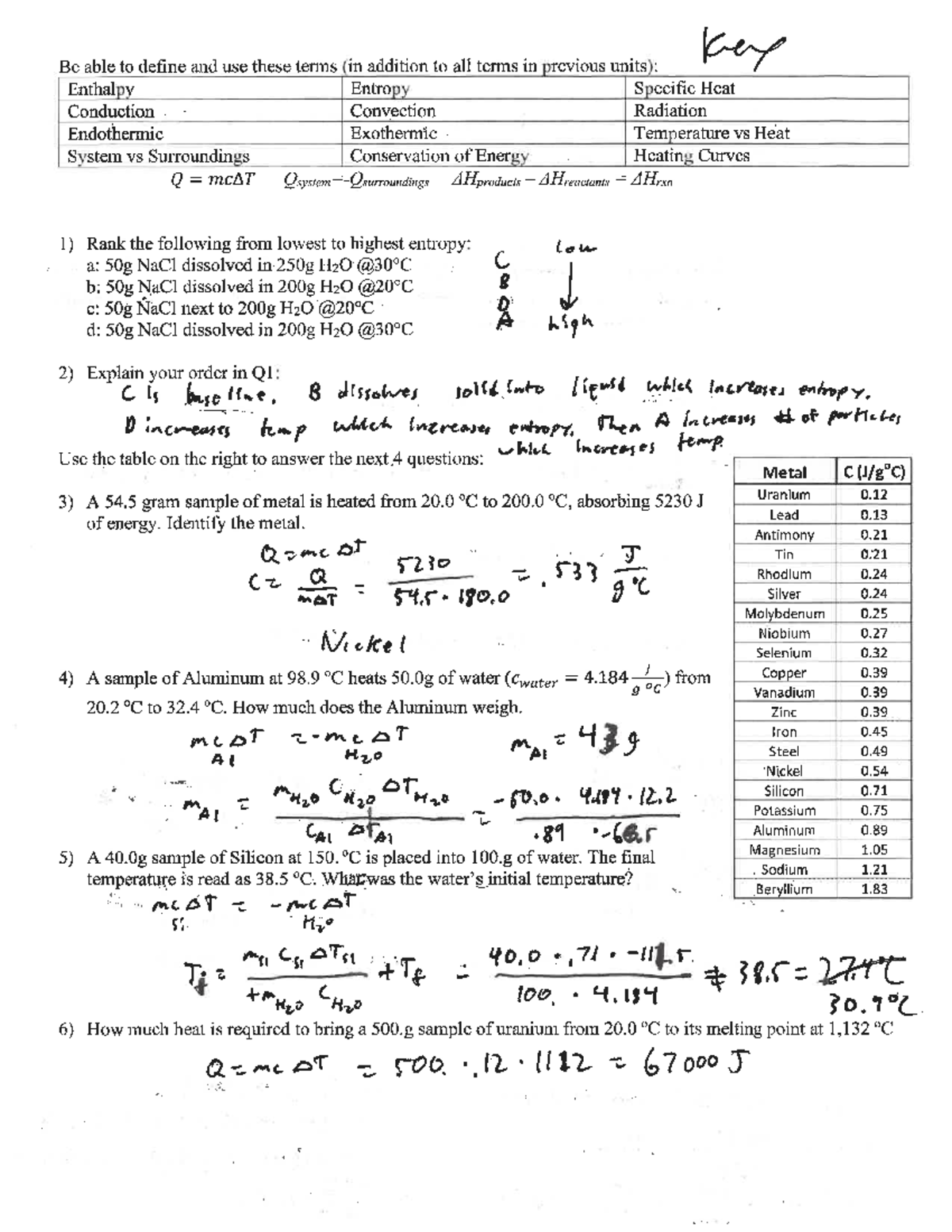 Chapter 15 Review: Key Concepts & Answers for Science 101 - Studocu