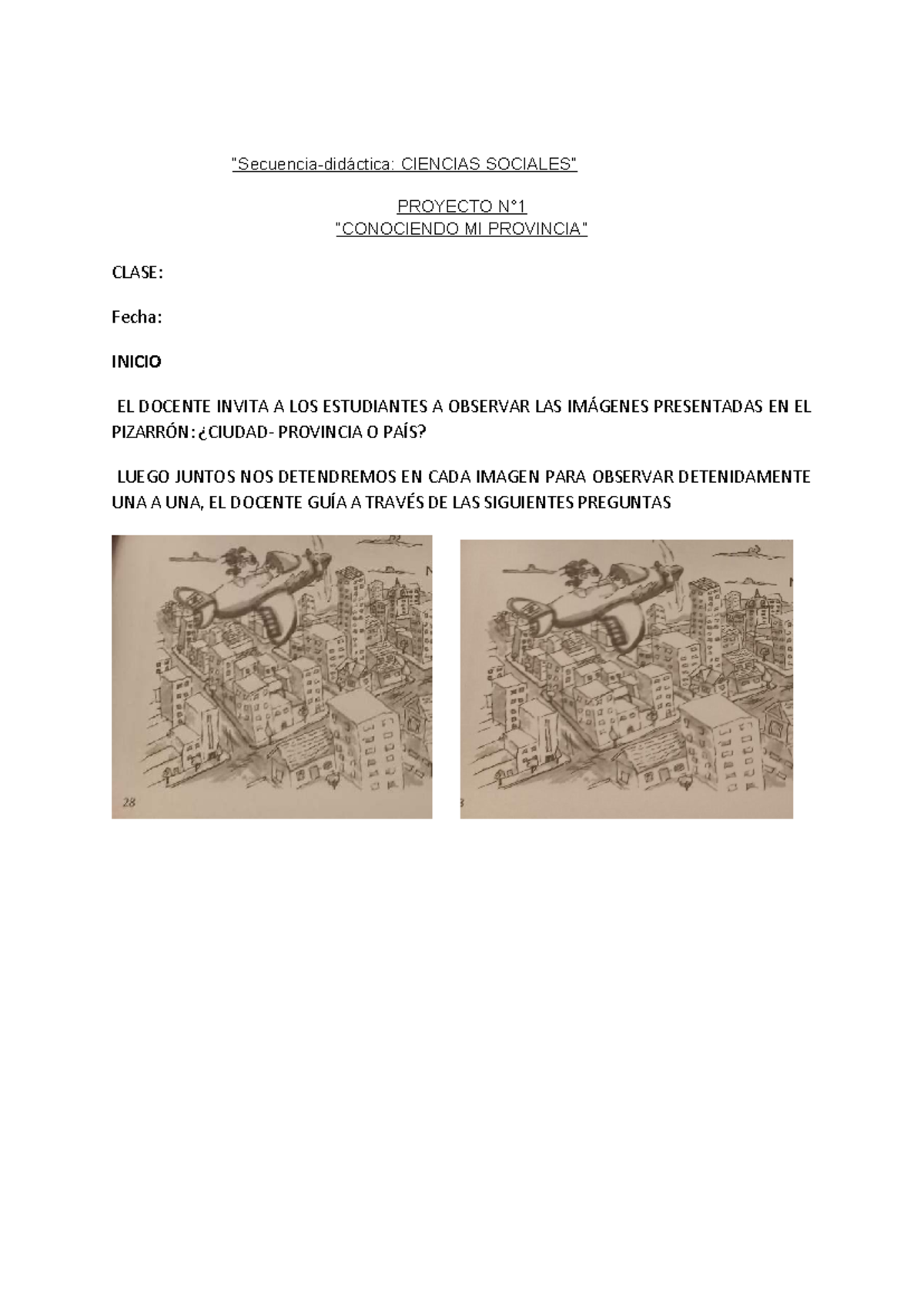 CIENCIAS SOCIALES 4TO: Proyecto sobre Neuquén y su Geografía - Document Preview