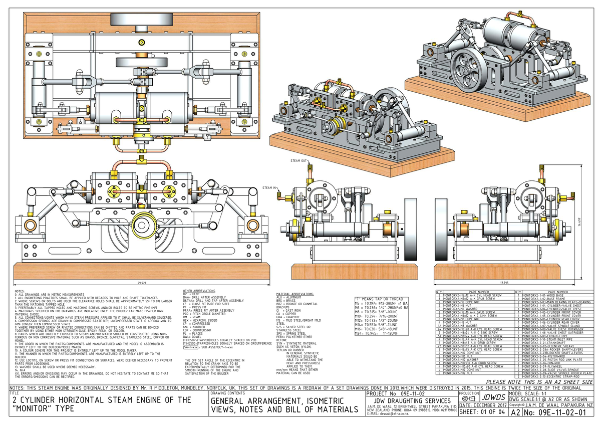 2 CYLINDER HORIZONTAL STEAM ENGINE ASSEMBLY NOTES 14.497 17.795 - Studocu