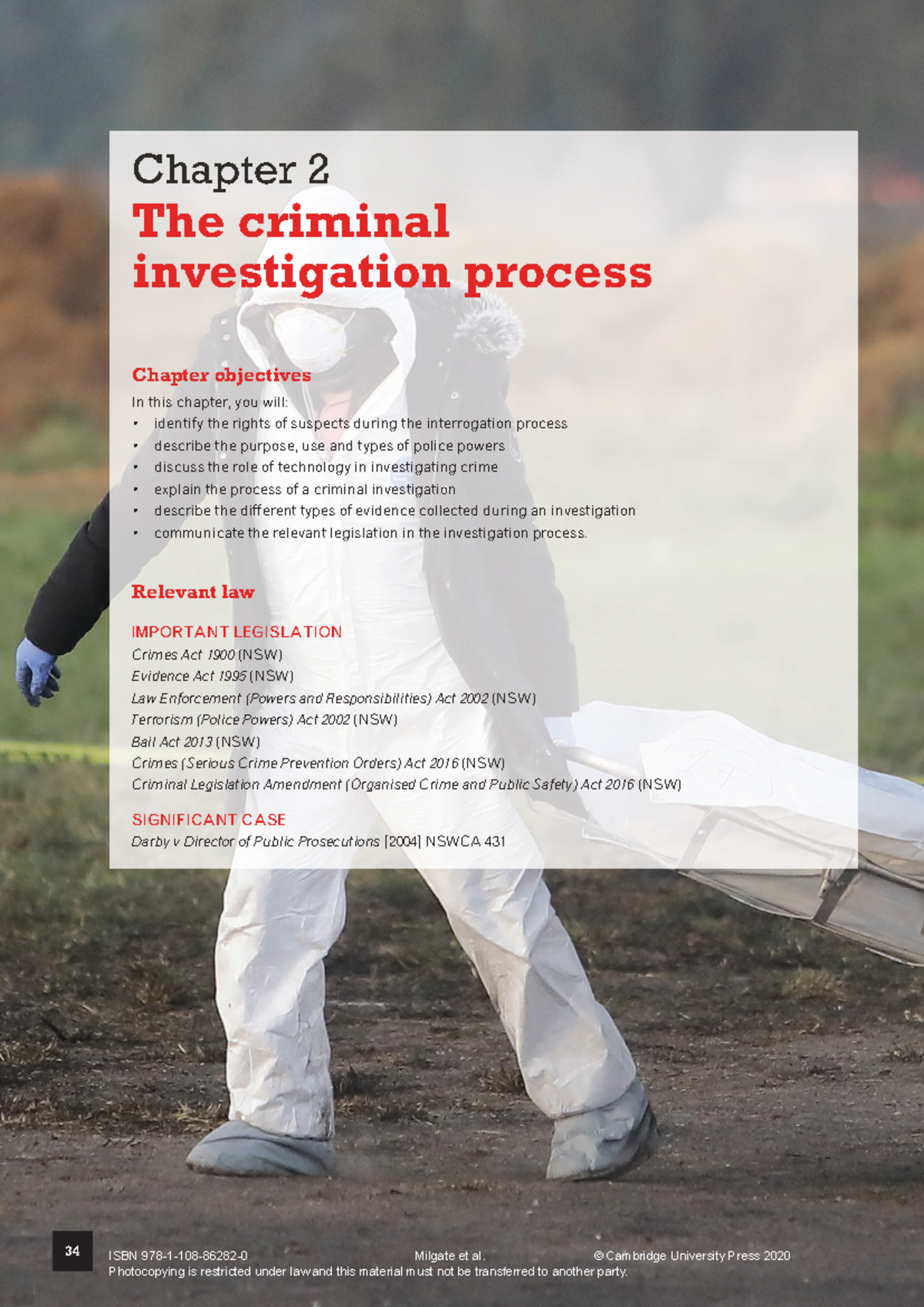 Crime - Chapter 2: The Criminal Investigation Process in Detail - Studocu