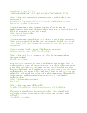 Solved Create Three Ethical Guidelines That You Want To Live By For