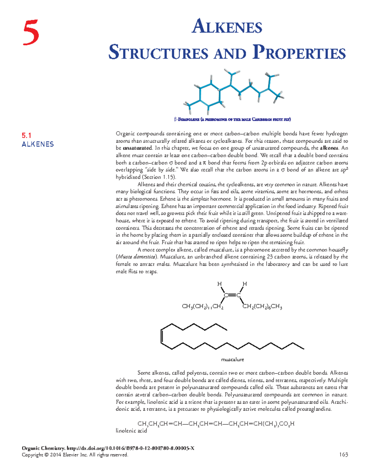 5-Alkenes-Structures-and-Properties 2014 Organic-Chemistry - 163 β ...
