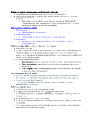 Chapter 5 database notas - Modern Database Management, 13e (Hoffer ...