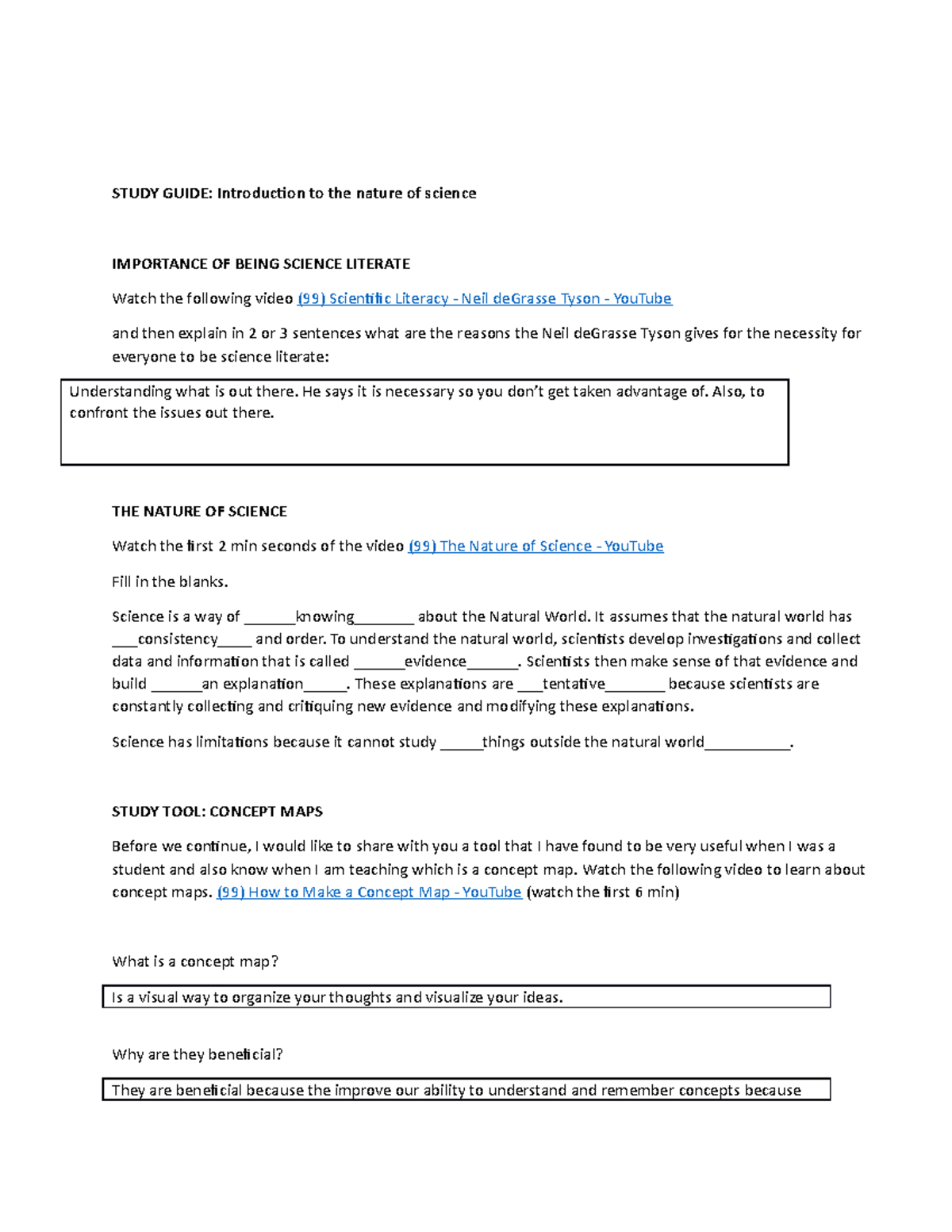 Study Guide: Introduction to Science (SCI-2) - Studocu