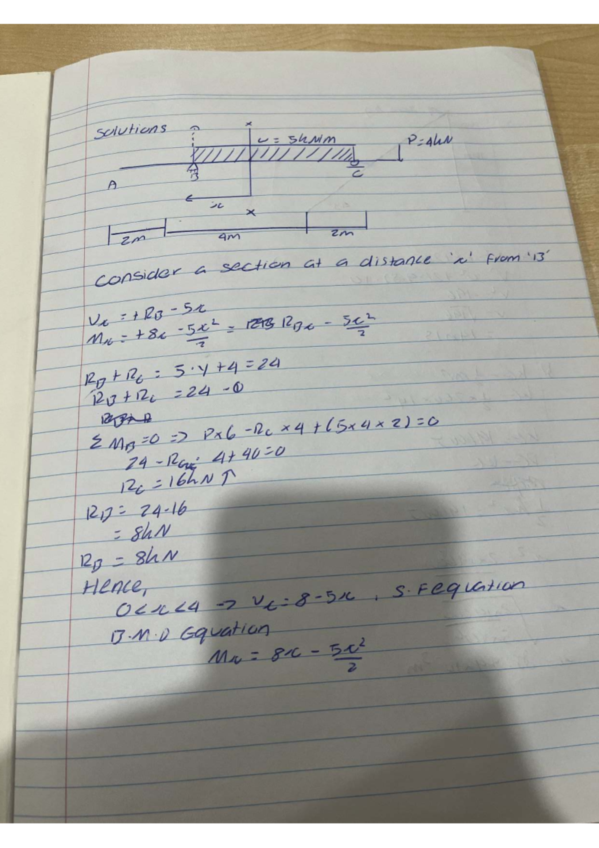 Engineering Mechanics Assignment: Structural Analysis Solutions - Studocu