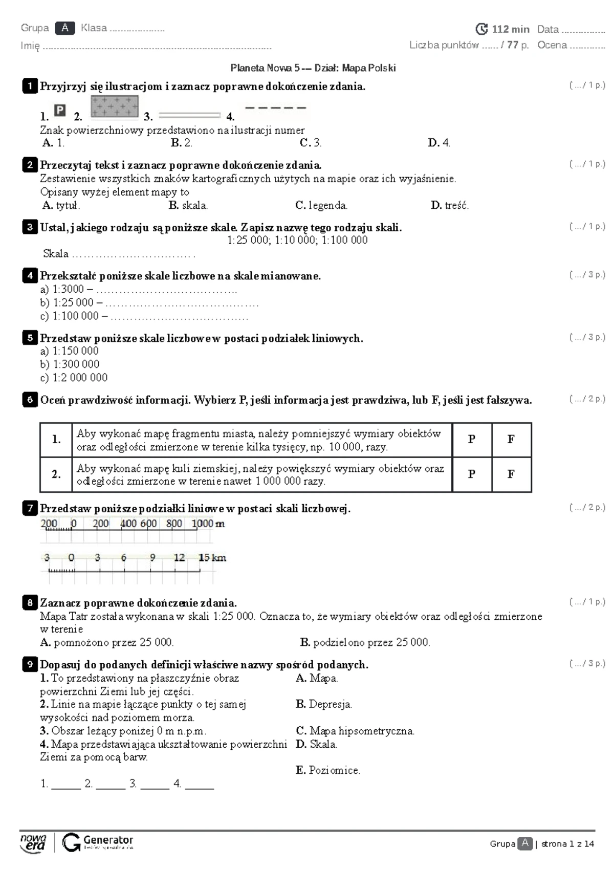 Nowa Era Puls Ziemi 3 Sprawdzian Dział 1 www.studocu.com