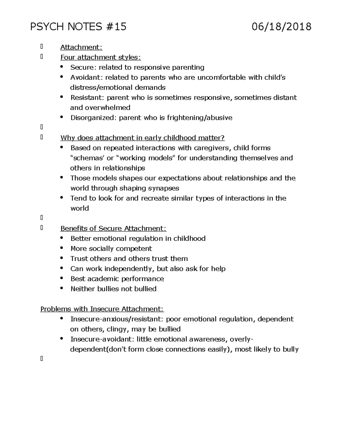 Psychnotes.docx - psychology notes for professor Lotze's introduction ...