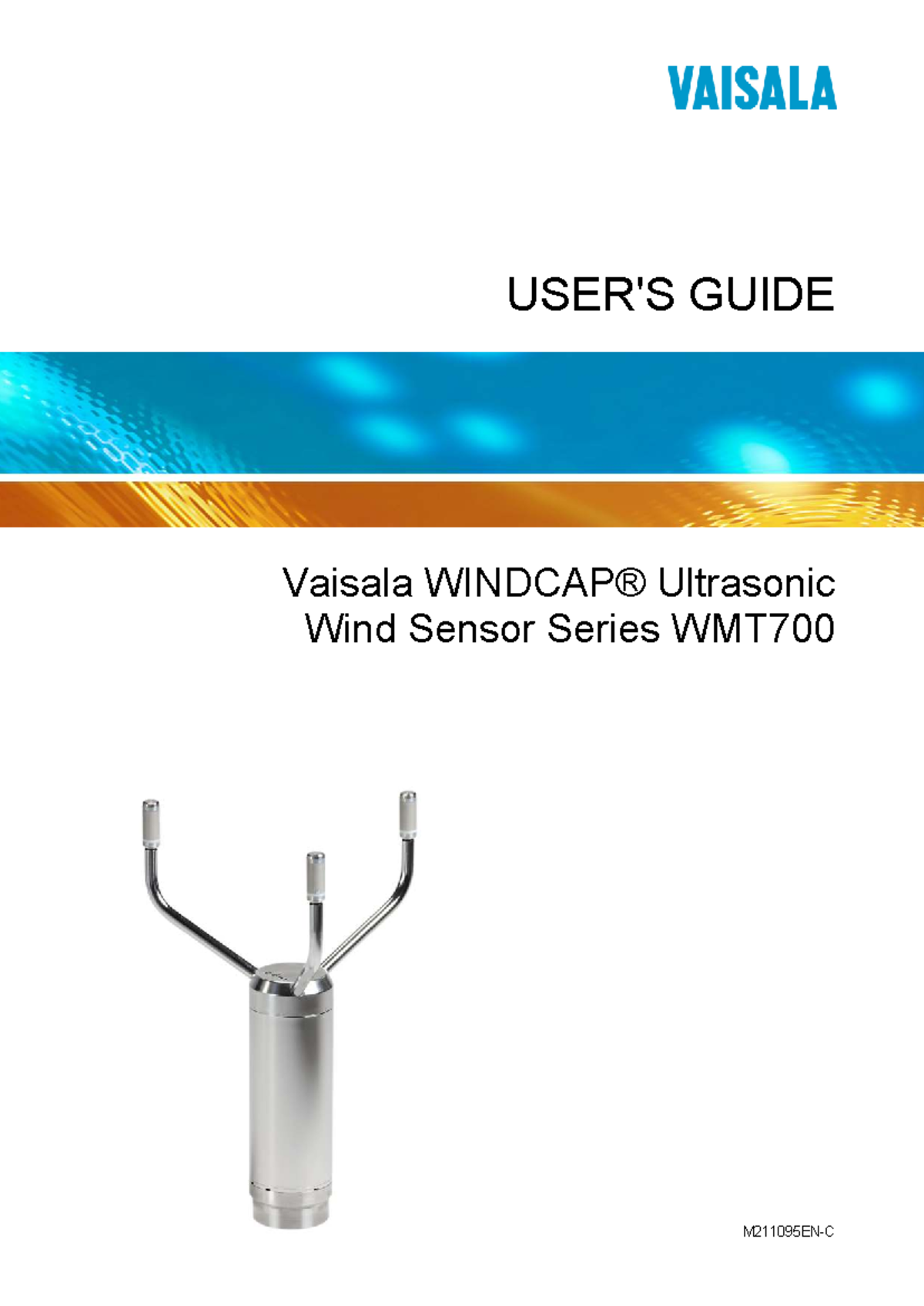 WMT700 User Guide: Installation & Operation of Vaisala Wind Sensors ...