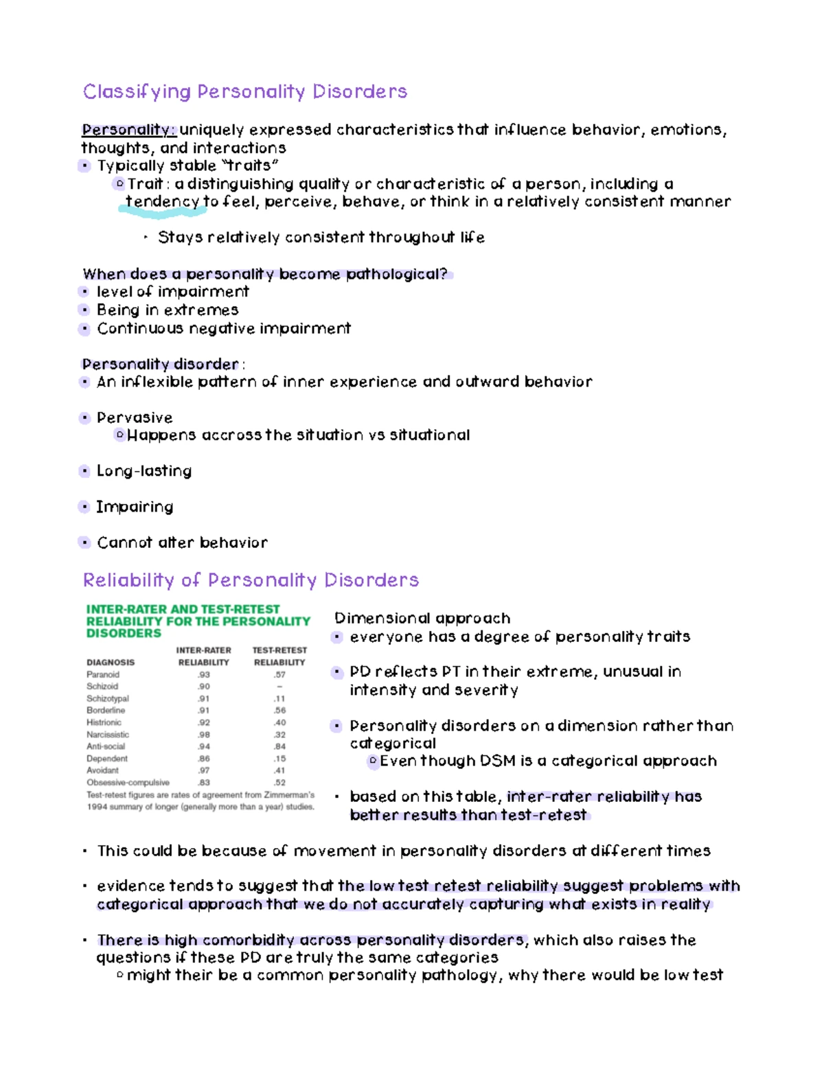 PSYC 340 Final Exam Notes - Insights from Wilkinson Chapter 3 - Studocu