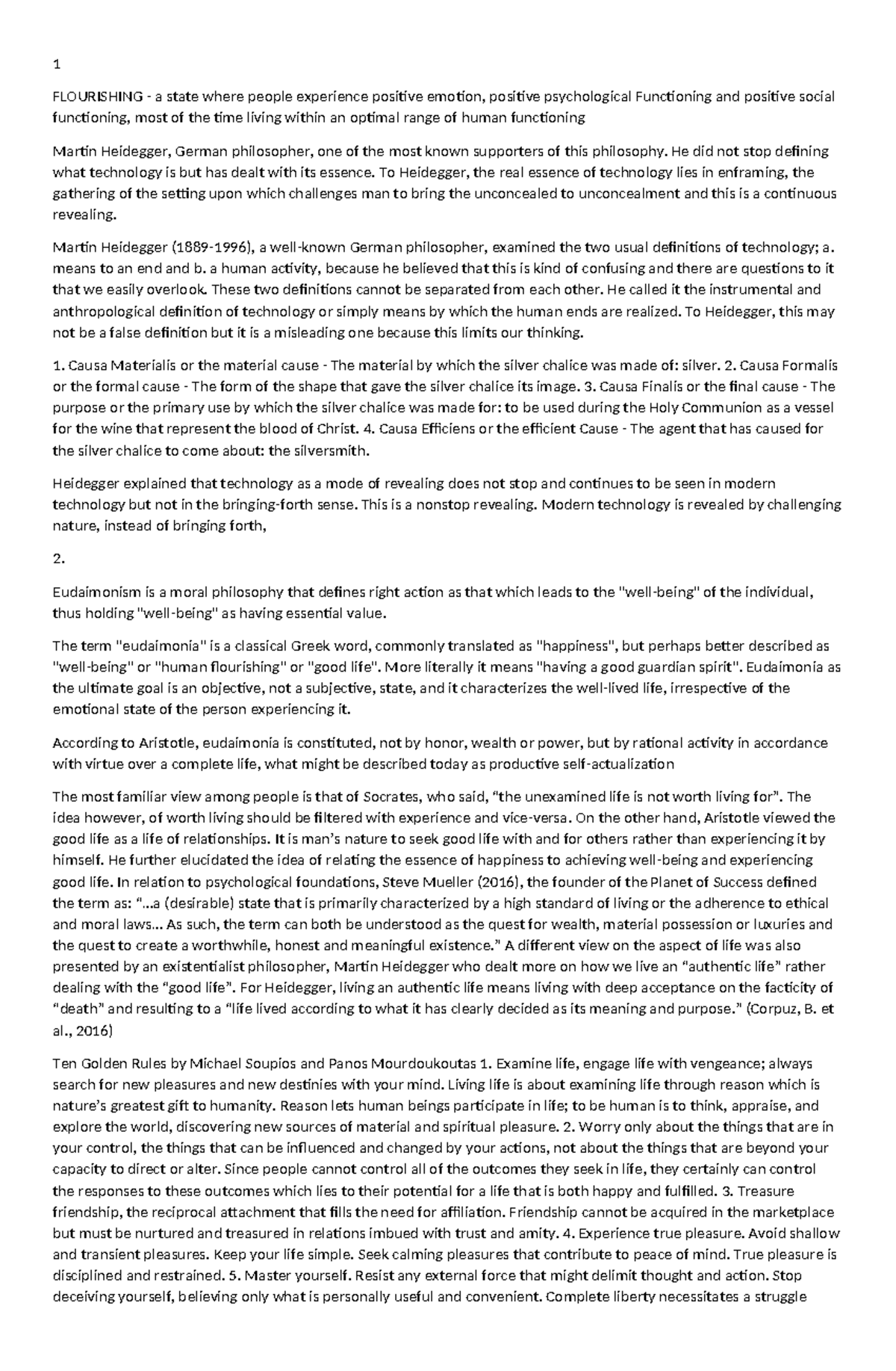 STS 1: Final Exam Reviewer on Flourishing and Technology - Studocu