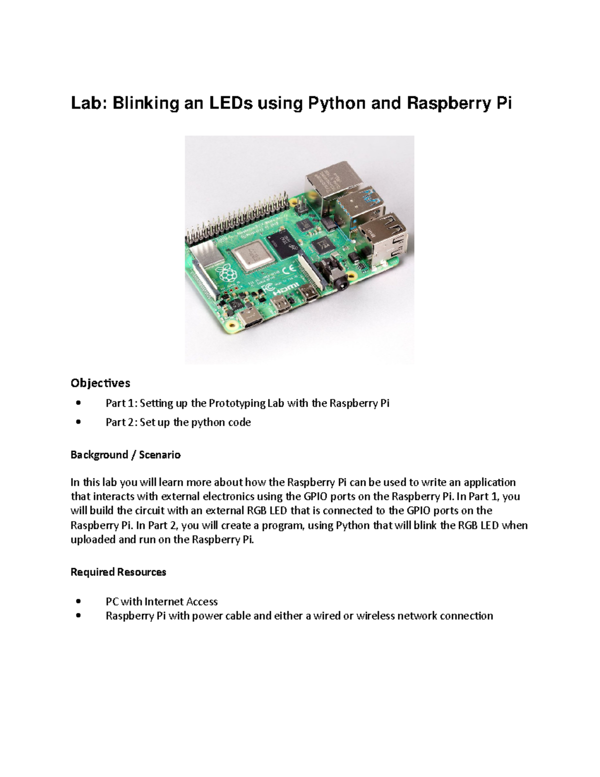 RGB-lab - Lab: Blinking an LEDs using Python and Raspberry Pi ...