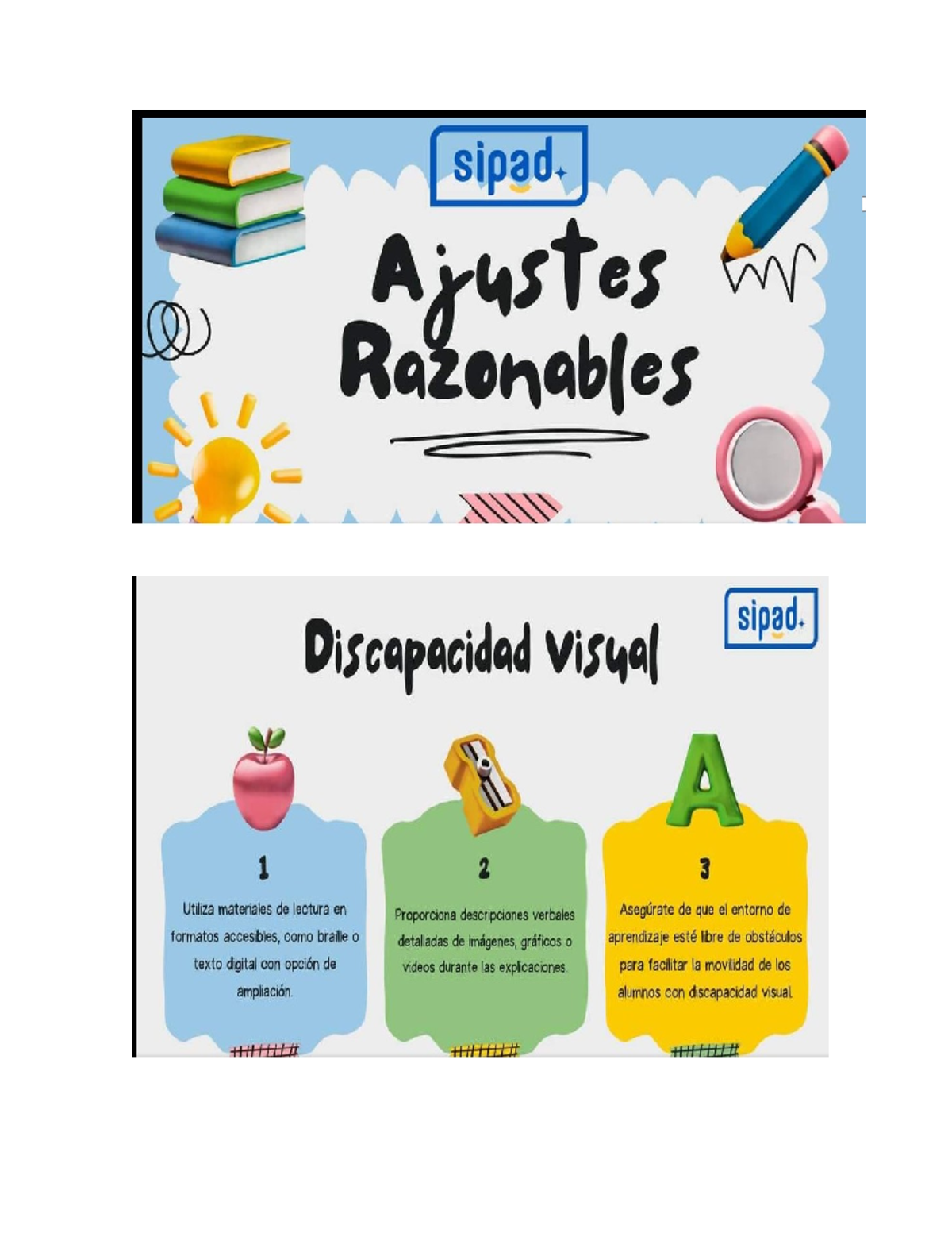Ajustes razonables - apuntes de pasicopedagogía - sipad Ajustes ...