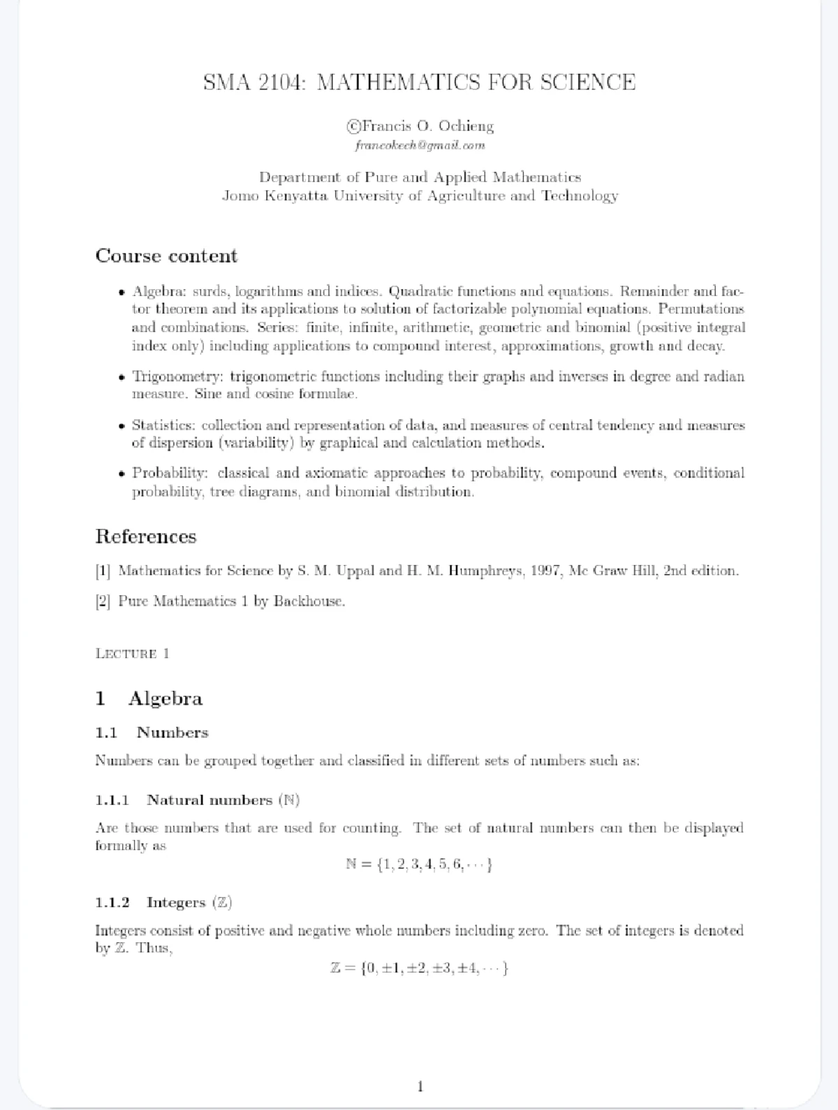 STA 2291 Actuarial Mathematics 1 Assignment 1-1 - Attempt all the ...