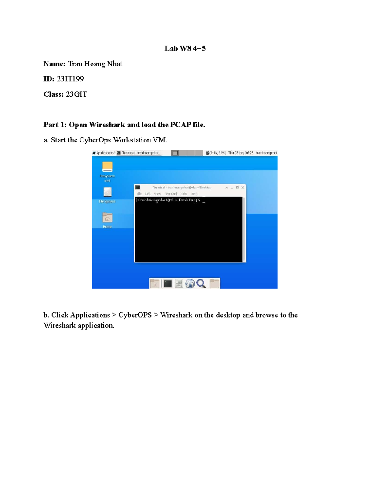 Practice W8: SQL Injection Analysis in Wireshark for Info Sec - Studocu