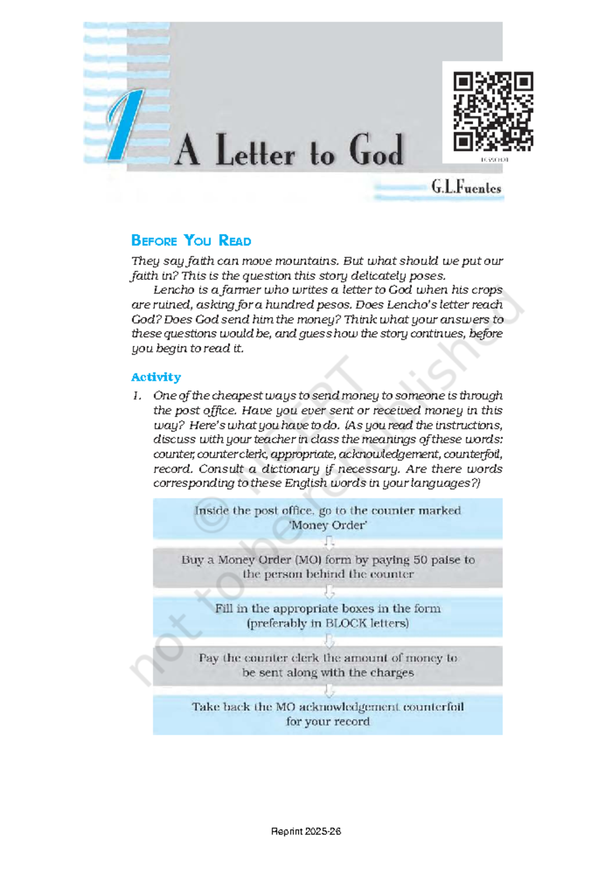 A letter to God: Understanding faith and hope in English CBSE ch.1 ...
