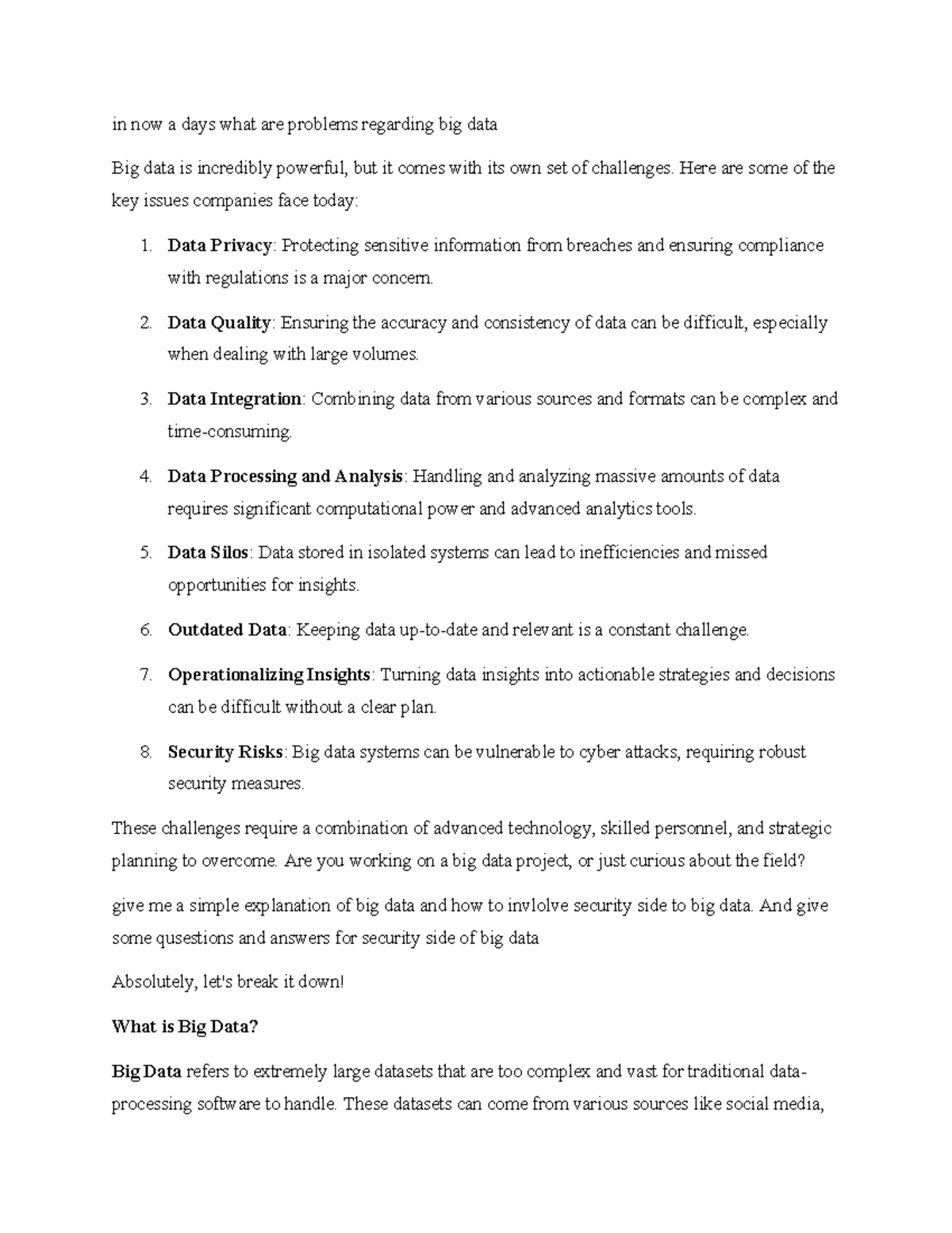 Big Data Challenges and Security Strategies: A Comprehensive Overview ...