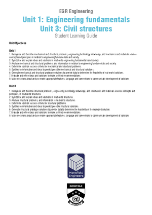 Engineering - Grade: 11 - Queensland Certificate of Education - Studocu