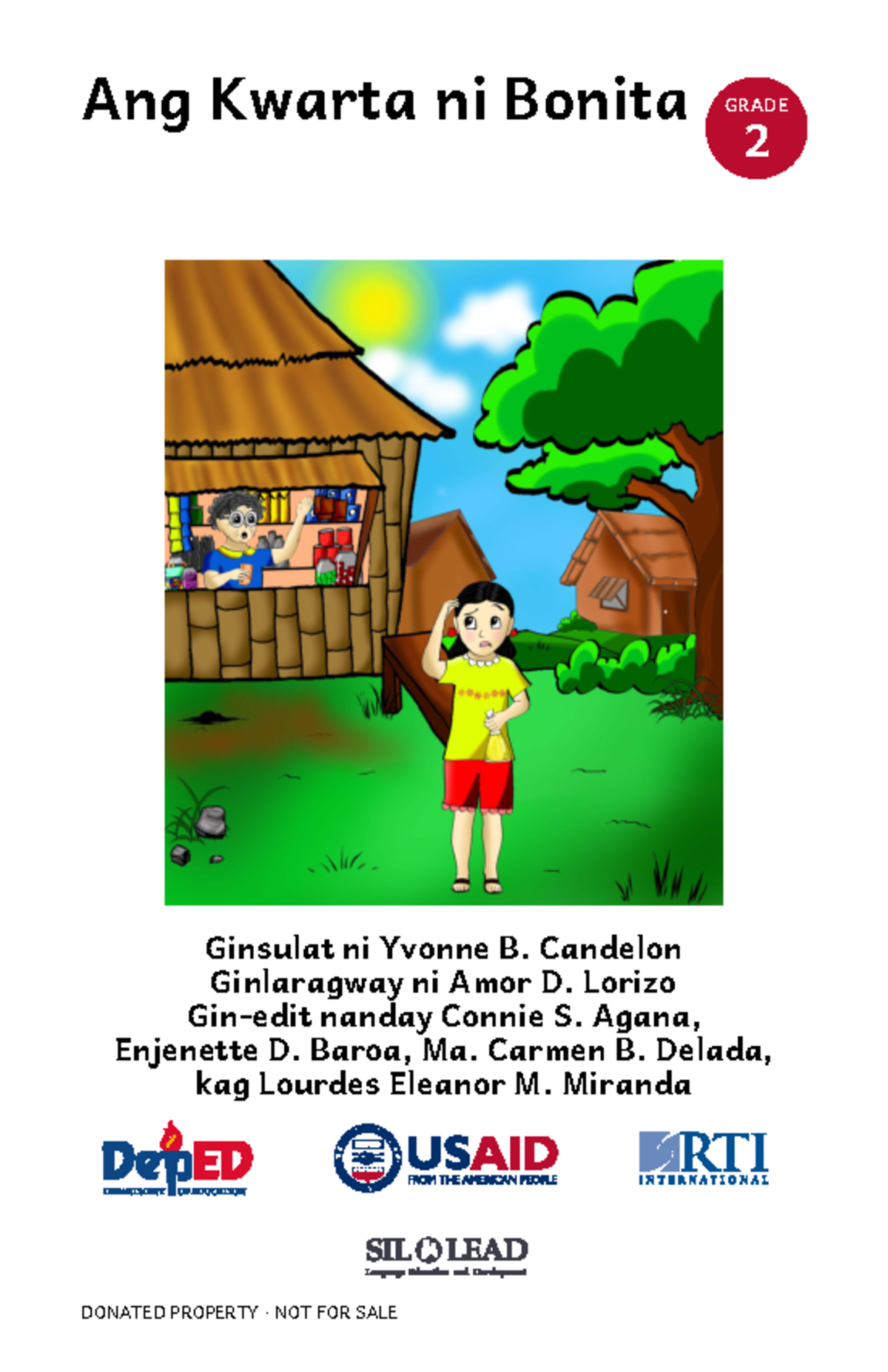 Ang Kwarta Ni Bonita GRADE 2 Isinulat Ni Yvonne B Candelon Studocu