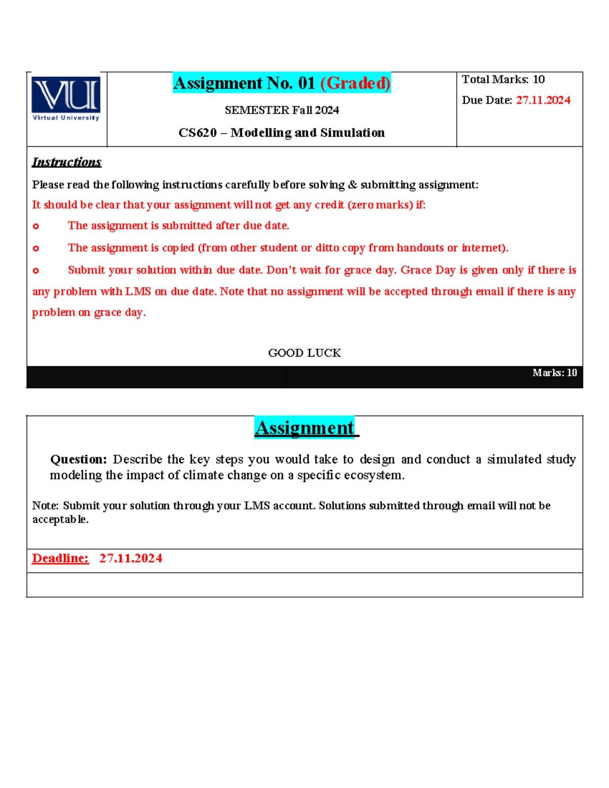 CS615 Spring 2025 Assignment 2: Work Breakdown Structure Guide - Studocu