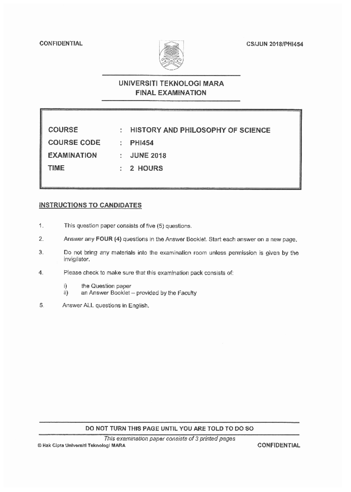 Faculty Computer Sciences And Mathematic 2018 Session 2 Degree Phi428