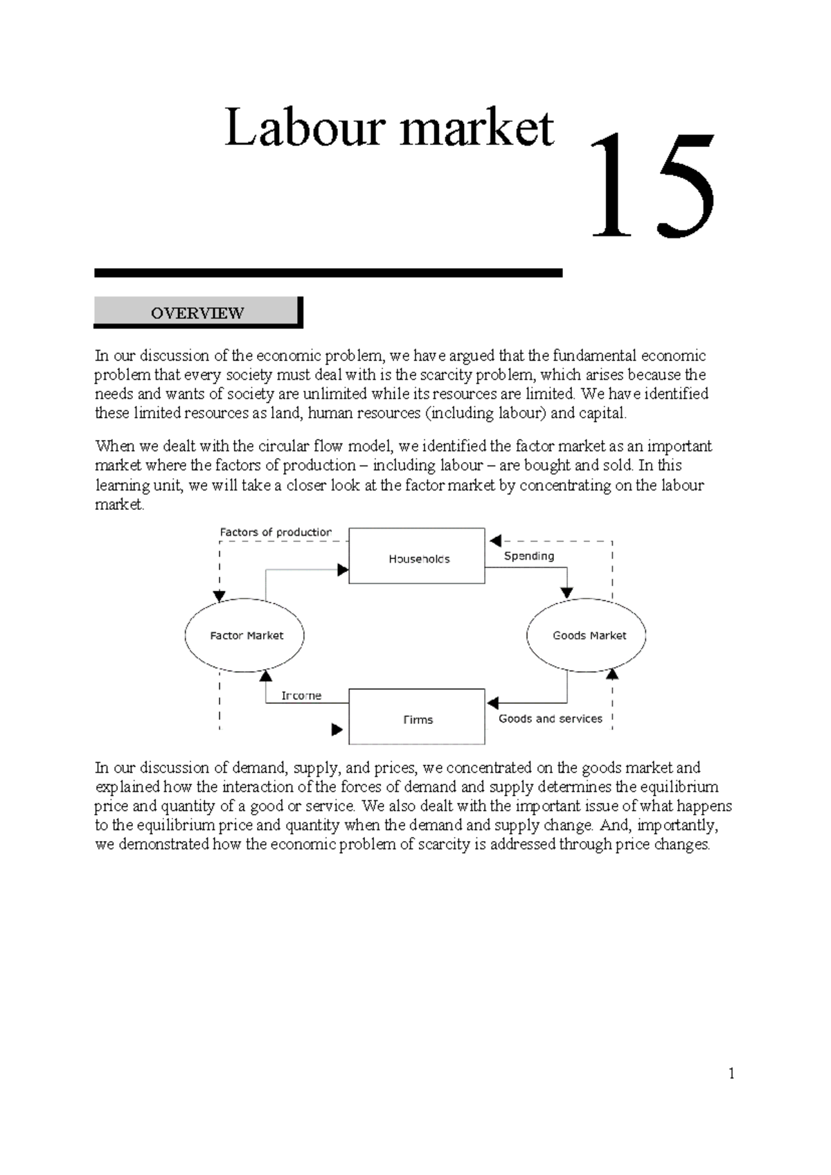 Labour Market Analysis: Demand, Supply, and Minimum Wage (Topic 15 ...