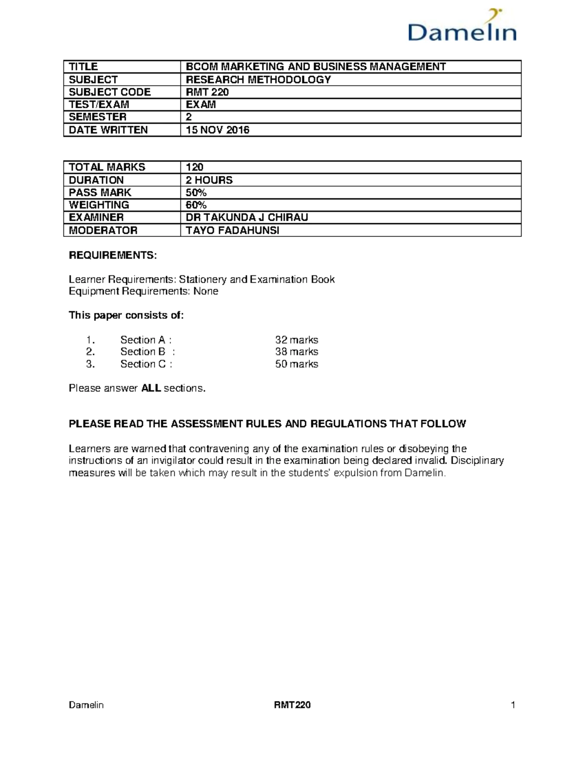 Research Methodology Test FT - Research Methodology Full Time Test Page ...