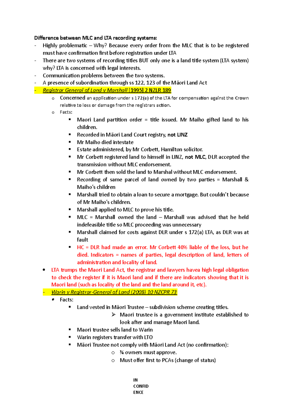 MLC vs LTA: Analyzing the Relationship and Legal Implications - Studocu