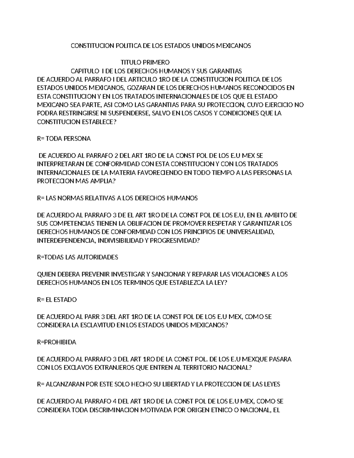 Constitucion Politica DE LOS Estados Unidos Mexicanos - CONSTITUCION ...