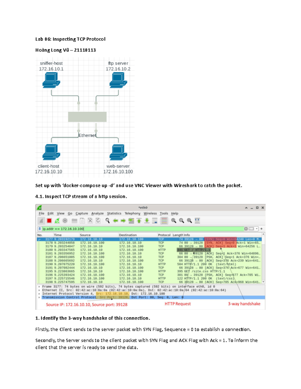 Lab 6 - Inspecting TCP Protocol - Lab 06: Inspecting TCP Protocol Hoàng ...