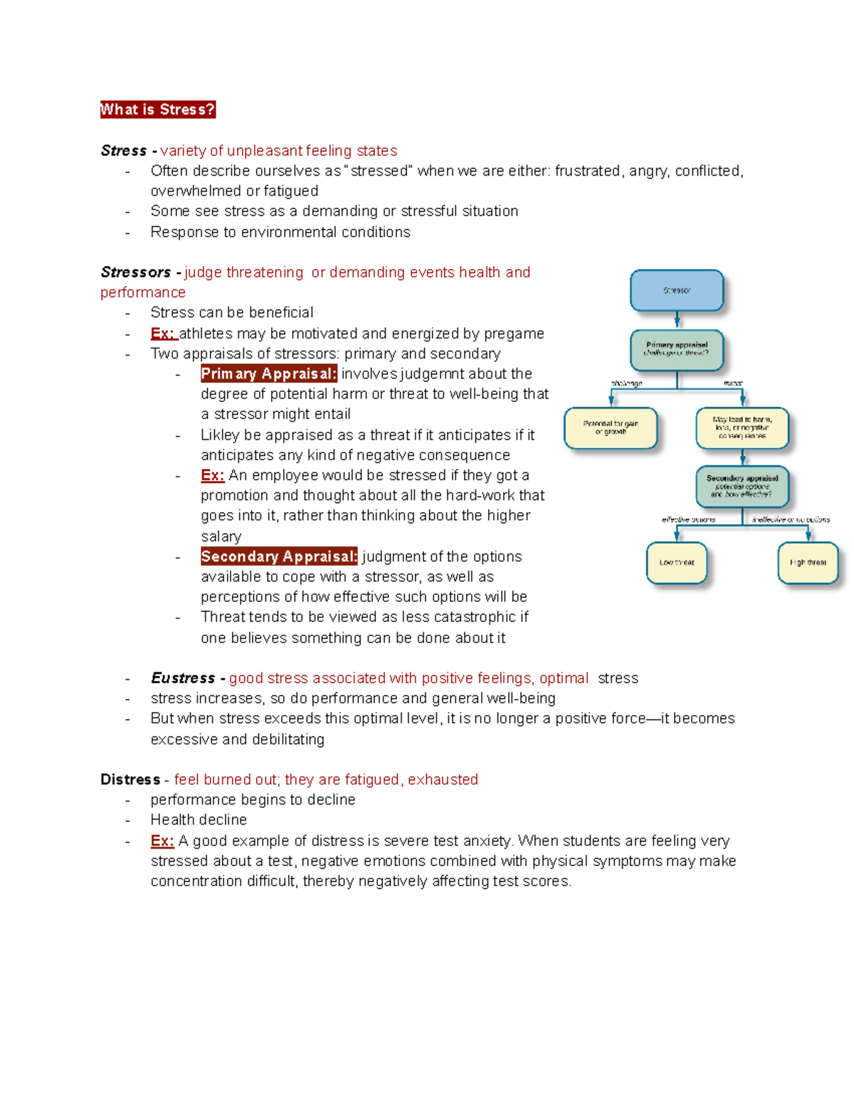 Essentials of Psychology - Chapter 14 Notes on Stress & Health - Studocu