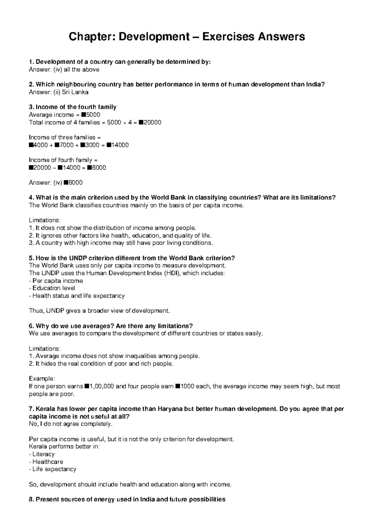 CH 1: Development Exercises Answers and Insights - Studocu