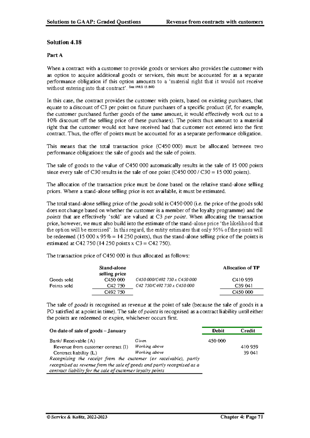 Gripping GAAP 2022/2023 - Graded Questions on Revenue Recognition (4.18 ...