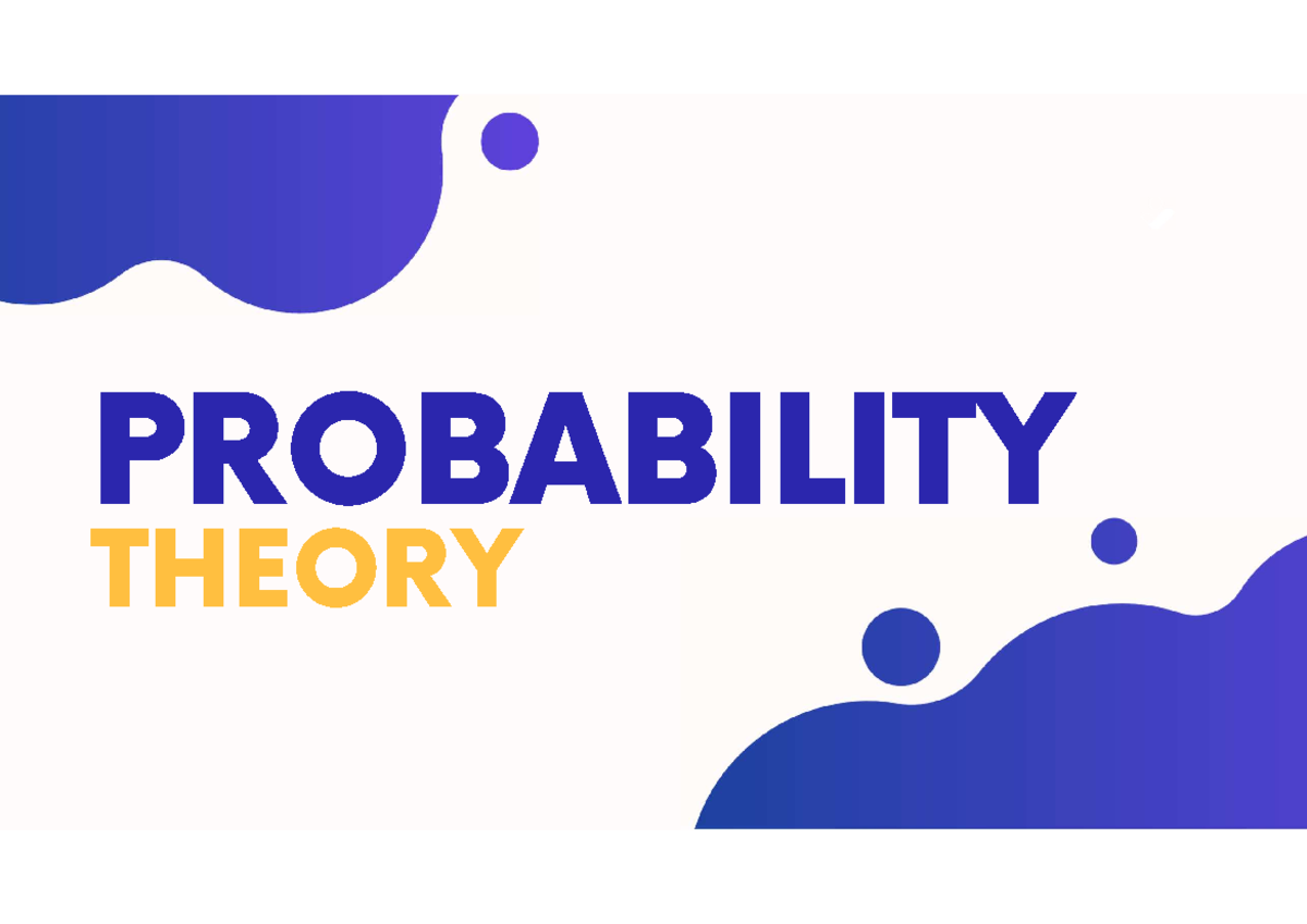 03 AE9 Probability Theory: Counting Methods & Examples - Studocu