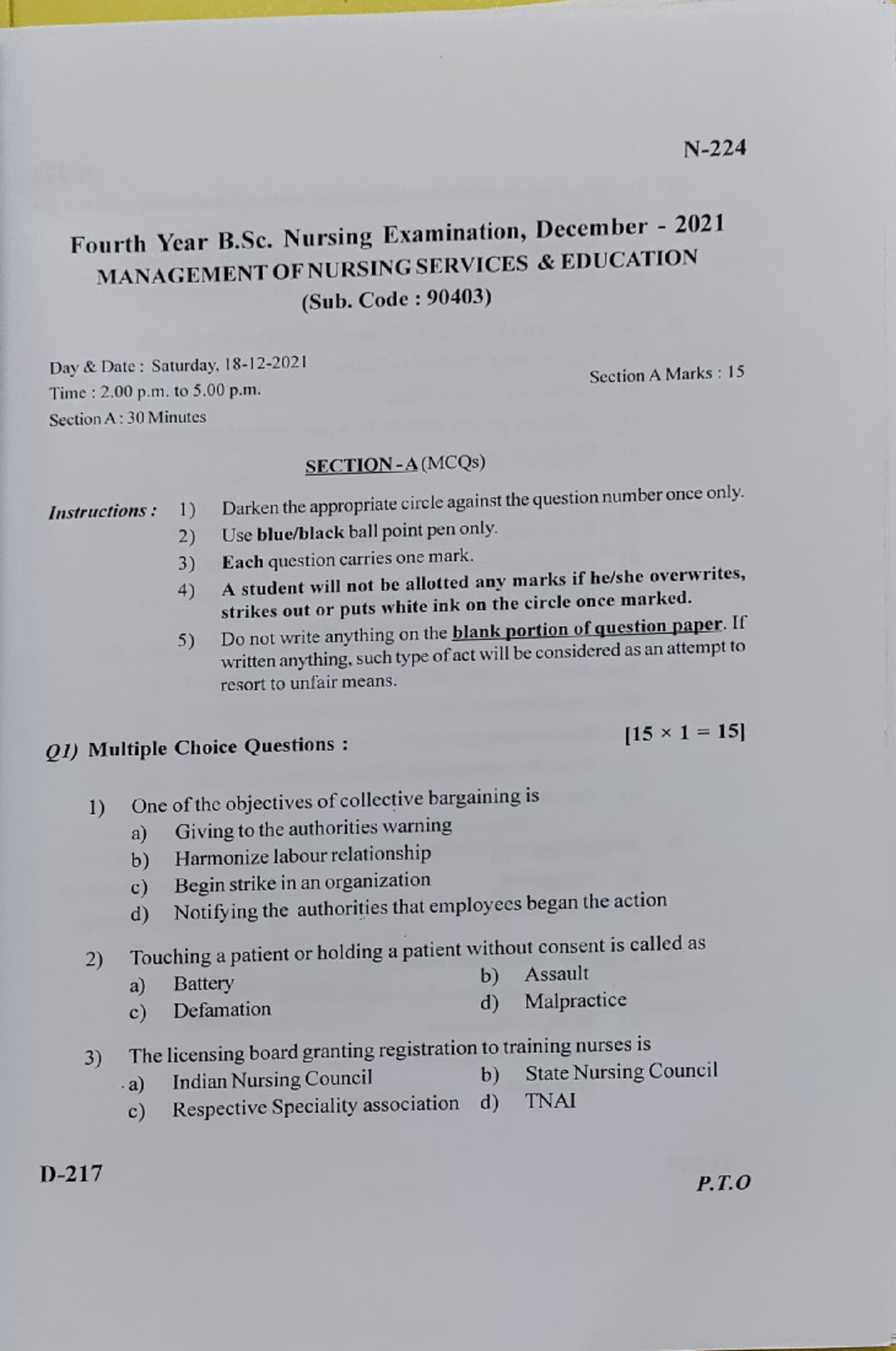 Management for 4th Year Nursing (NURS 400) - Study Guide - Studocu