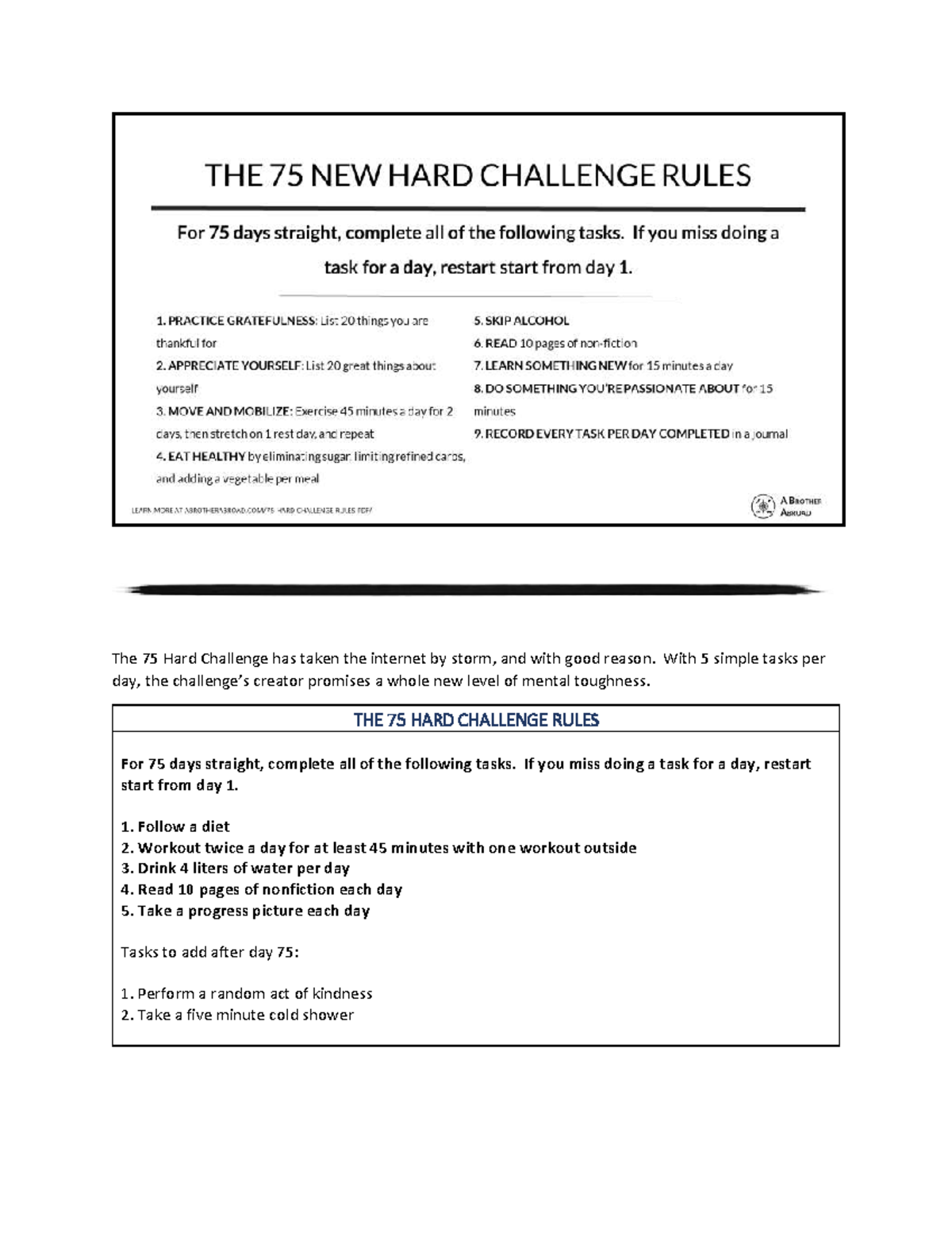 298-75-Hard-Challenge-Rules-PDF - The 75 Hard Challenge has taken the ...