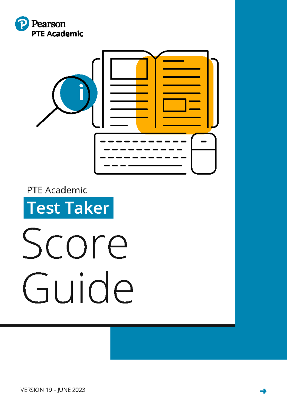 PTE Academic Score Guide for Test Takers - June 2023 Edition - Studocu