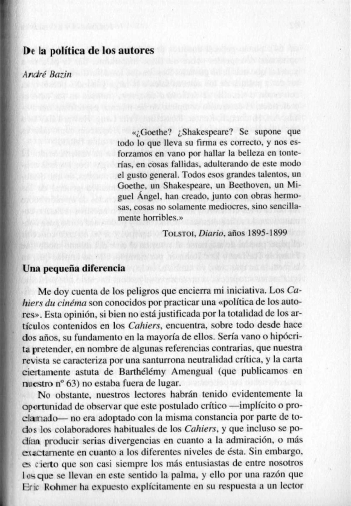 Transformación de las Formas en el Cine: Análisis de Deleuze (LA 254 ...