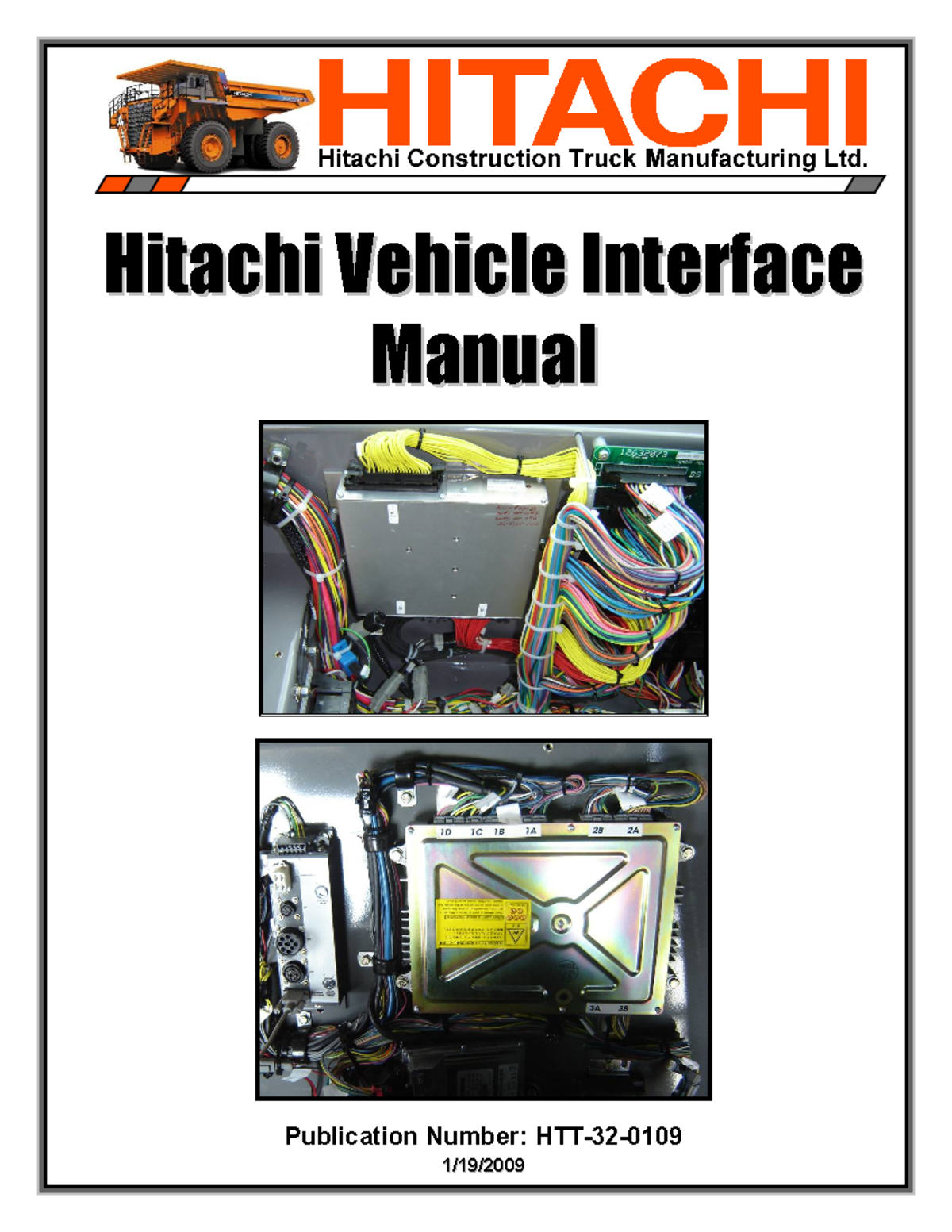 Hitachi vehicle interface manual - 1/ 1 /1 19 9//2 2000099 Hi ...