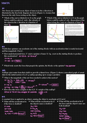 PHYS Homework EXAM 2 - A large crate filled with physics laboratory ...
