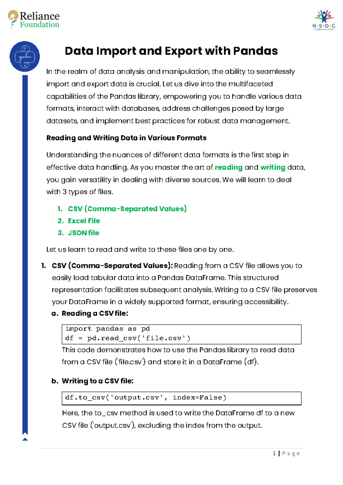 Data Import & Export Techniques with Pandas: A Comprehensive Guide ...