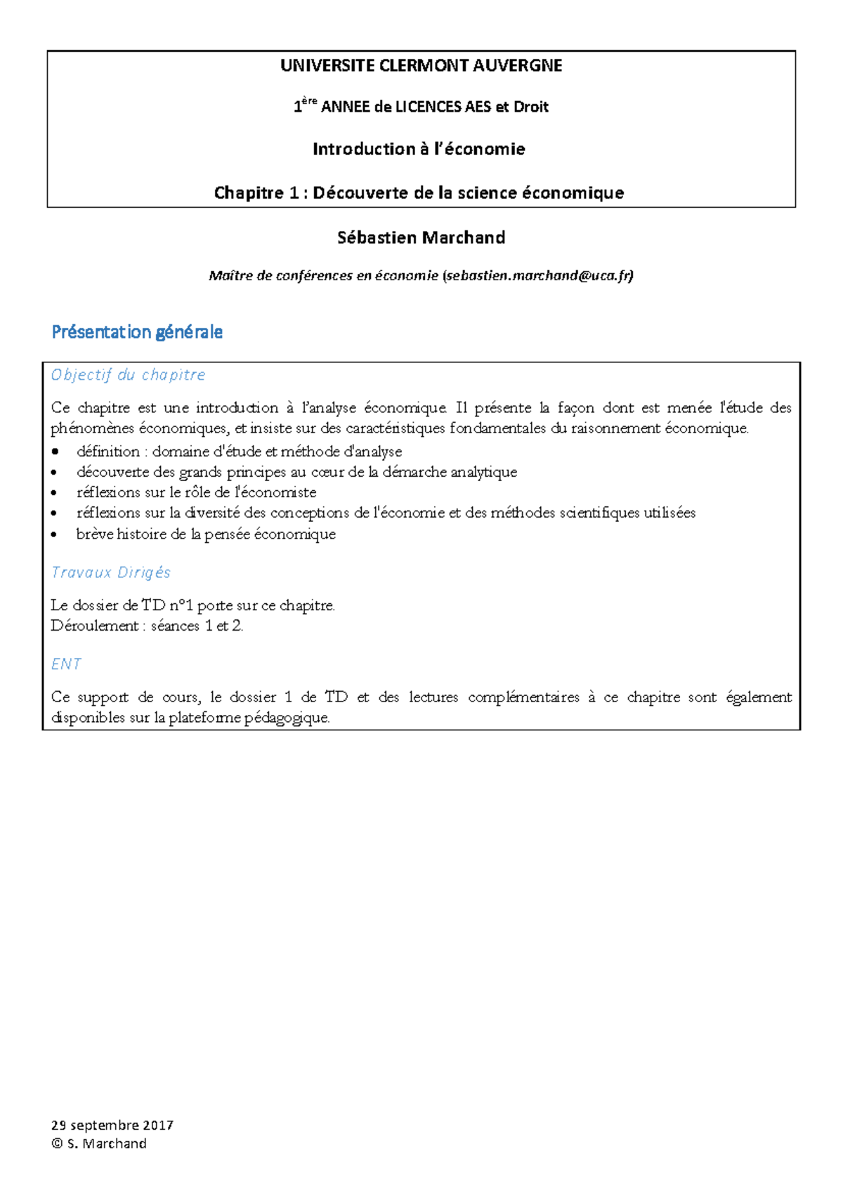 Chapitre 1 - Introduction à la science - Notes de cours semestre 1 ...