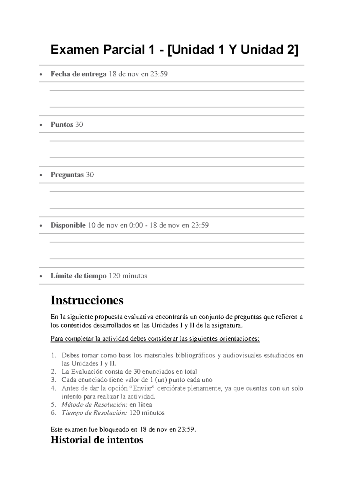 Examen Parcial 1 - [Unidad 1 Y Unidad 2] Administracion I - Examen ...