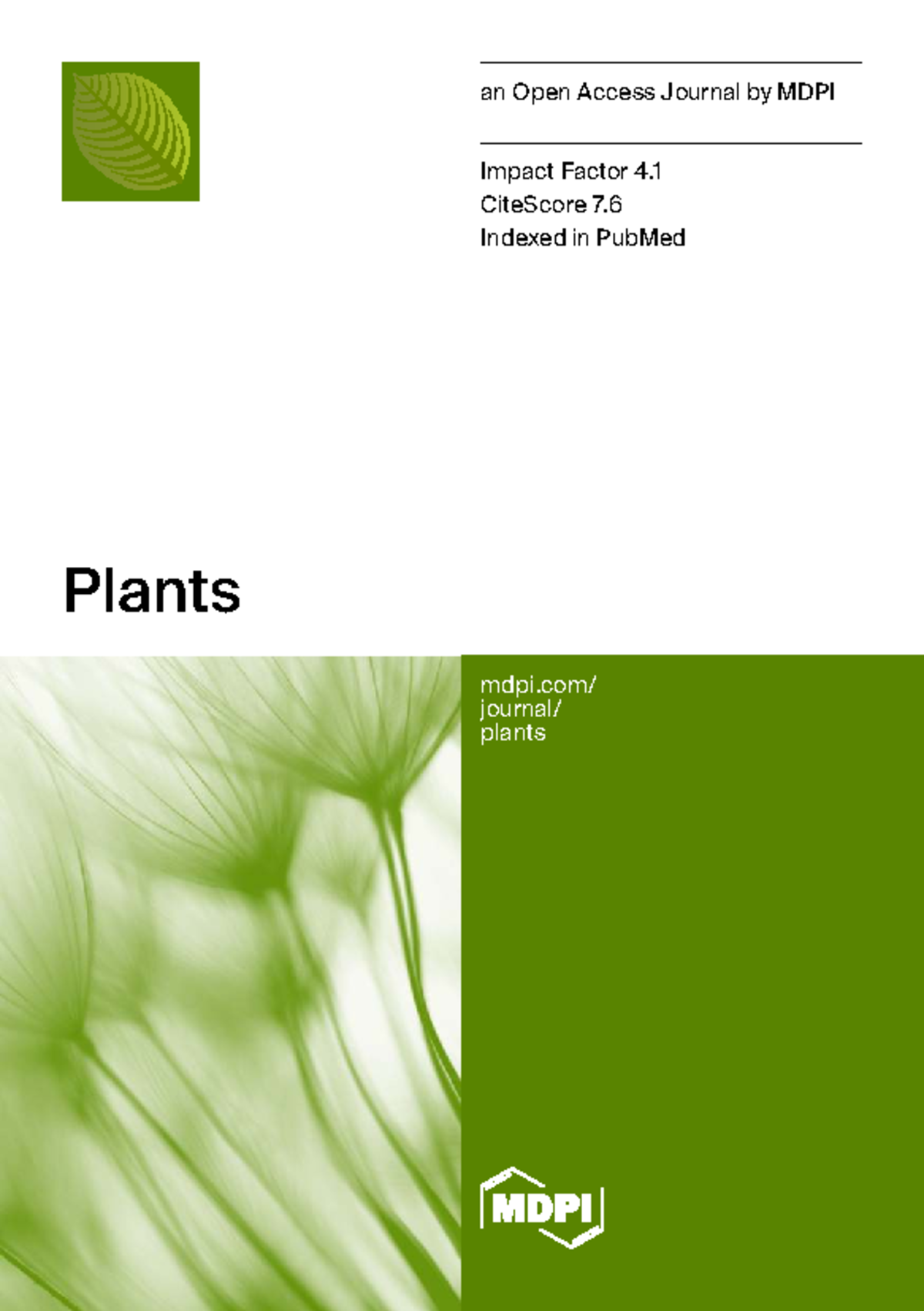 Plants Journal Overview: Research & Publication Guidelines - Studocu
